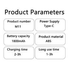 AOYI 便携式可充电手持风扇，小型涡轮风扇，120 档可调，1800mAh，风力强劲，夏季个人降温必备品，适用于旅行、海滩、工作、通勤、学习、散热风扇 - 彩色 - 查看 10