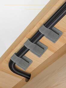 1 件粘性线缆整理器，带钩环，耐热且可重复使用，适用于智能手机、笔记本电脑和家用电器的电线管理，非常适合家庭、办公室、父亲节礼物