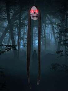 1pc Hanging Ghost Decoration,Halloween Skeleton Decoration Props,Creepy Decoration Props,Haunted House Props Indoor Outdoor Decoration
