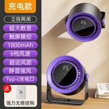 WOOSENHWO New Rechargeable Circulation Fan, 6-Speed Adjustable Quiet Desktop/Wall-Mount Electric Fan For Home/Kitchen