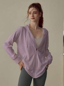 Women's High-End Summer Yoga Top, Professional Running Jacket, Breathable Sportswear