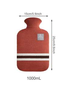 Hot Water Bottle With Cover, Hot Water Bag For Warming Bed,Menstrual Cramps,Hot And Cold Compress,Hand Feet Warmer, And Rubber, Ideal For Winter,Women Valentine Gift Birthday Boyfriend Girlfriend