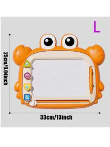 1 Piece Personalized Small Crab Color Drawing Board Writing Board, Customized Cartoon Crab Shape Graffiti Board, Magical Magic Board Can Be Reused, Clean And Do Not Dirty Your Hands, Beginner Painting Custom Gift Magic, Writing Board Puzzle