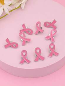 5 Stücke/Set süße rosa Schleife Brosche Anstecknadel, Revers-Anstecknadel-Set für Hemdkragen, Anti-Blinklicht Valentinstag