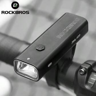 ROCKBROS RHL400 Bike Light 400 Lumens High-Brightness, IPX6 Waterproof 200m Beam​