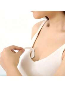 36pcs Clear Double-Sided Adhesive Anti-Slip Stickers For Shirt Neck, Women's Lingerie & Underwear - Waterproof And Invisible Summer Cooling,Beach,Travel