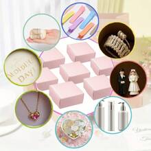 36/60pcs-Mini Kraft Paper Gift Box - Multipurpose Jewelry Wrapping For Rings, Earrings, Wedding & Birthday Gifts, Holidays & Christmas - Stand-Alone Use, No Power Required, Jewelry Making Display & Packing Supplie