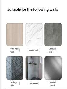 2pcs Curtain Rod Clips, Heavy Duty Window Curtain Rod Hooks, Paste-On, No Drill, For Tension Rods Decorations Decor Festival Decor Room Decor Home Decor Bed Room Decor, Room Decorations, Decorations, Decor, Storage, Organizer Bedroom, Organizer, Home Storage, White T Shirt Women, Black Pants Women, Ladies Winter Clothes, Dress, - Multicolor - View 7