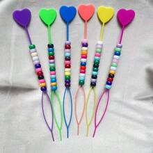 6 Pcs ABS Plastic Hair Pulling Tool For Summer Hairstyling - Multicolor - View 11