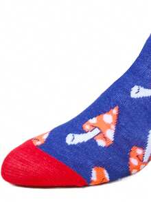 1Pair Men Women Tube Socks Skull Designer Novelty Funny Socks Street Style Fashion Skateboard Basketball Hip Hop Socks Novelty Funny Crazy Happy Socks - Multicolor - View 4