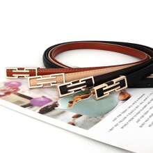 1 pieza Cinturón de mujer multicolor para la cintura, cinturón delgado vintage como decoración elegante para jeans, pantalones, ropa casual, moda coreana de verano, escuela de otoño, otoño, Halloween