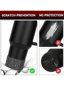 1pc Silicone Glitter Cup Sleeve Holder For 20-40 Oz Cups - Multicolor - View 5