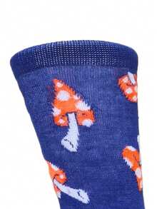 1Pair Men Women Tube Socks Skull Designer Novelty Funny Socks Street Style Fashion Skateboard Basketball Hip Hop Socks Novelty Funny Crazy Happy Socks - Multicolor - View 2