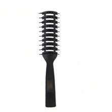 1 szt. męski 9-rzędowy grzebień do stylizacji, puszysty grzebień pomady do szybkiego suszenia, antystatyczna wentylowana szczotka do włosów, szczotka do rozczesywania, odpowiednia do użytku w domu i salonie, uniwersalna stylizacja włosów dla mężczyzn i kobiet o cienkich, kręconych, falowanych, mokrych lub suchych włosach, antystatyczny grzebień z tworzywa ABS w jednolitym kolorze, na każdą porę roku