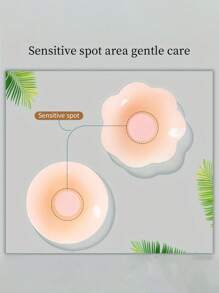 10 Reusable Seamless Silicone Nipple Covers - Invisible, Self-Adhesive, Anti-Convex Breast Patches For Women - Comfortable, Breathable, And Easy To Clean Bra Accessories(2/10pcs)