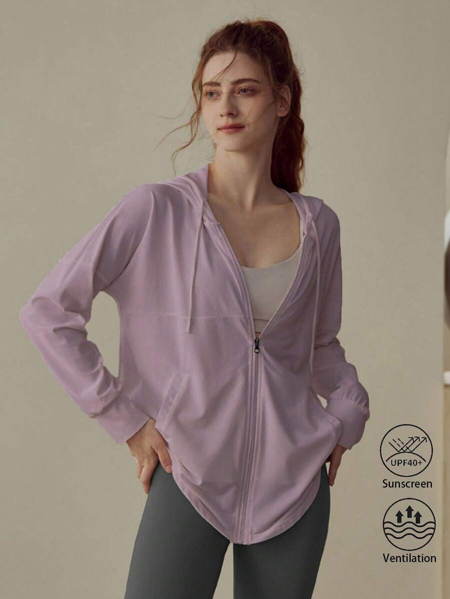 Women's High-End Summer Yoga Top, Professional Running Jacket, Breathable Sportswear