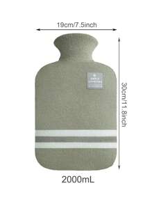 Hot Water Bottle With Cover, Hot Water Bag For Warming Bed,Menstrual Cramps,Hot And Cold Compress,Hand Feet Warmer, And Rubber, Ideal For Winter,Women Valentine Gift Birthday Boyfriend Girlfriend