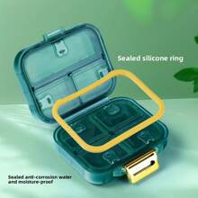 Pilulier en plastique de 7 jours, boîte de distribution de médicaments portable et compacte de grande capacité