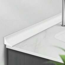 Tira bloqueadora de agua para ducha de 2,00m, barrera de silicona autoadhesiva impermeable, tira de barrera de agua para baño y cocina, protector de ducha para seco y húmedo, tira de sellado de caucho para bordes, apta para encimeras de cocina, lavabos, divisores de baño, duchas, suministros de cocina y accesorios de baño