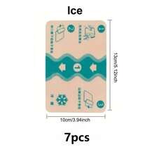 28片装冰热敷贴。适用于运动和居家。适用于背部、膝盖、颈部、肩部、肌肉和关节。非电动，艾灸和生姜混合，肌肉放松辅助工具，天然成分贴片。关爱亲朋好友的礼物