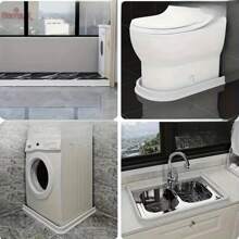 Tira bloqueadora de agua para ducha de 2,00m, barrera de silicona autoadhesiva impermeable, tira de barrera de agua para baño y cocina, protector de ducha para seco y húmedo, tira de sellado de caucho para bordes, apta para encimeras de cocina, lavabos, divisores de baño, duchas, suministros de cocina y accesorios de baño