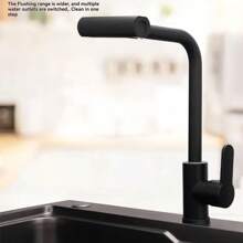 Waterfall Kitchen Washroom, Kitchen Washroom Raindance 4 Models, 1 Stainless Steel Hole Washroom, 360° Swivel And Single Handle