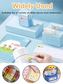 Etiquetas personalizadas con nombre, pegatinas transparentes personalizadas con nombre - Etiquetas con nombre resistentes al agua, pegatinas personalizadas para papelería, suministros para jardín de infantes, etiquetas personalizadas, resistentes al agua, sellado, sin plancha, reutilizables, adhesivo exquisito, lindo, adorable, colorido personalizado, único, regalo ideal para él, ella, familia, amigos, hijo, hija, estudiantes de la escuela para aniversarios, Día del Niño, cumpleaños, escuela, hogar, vuelta al colegio