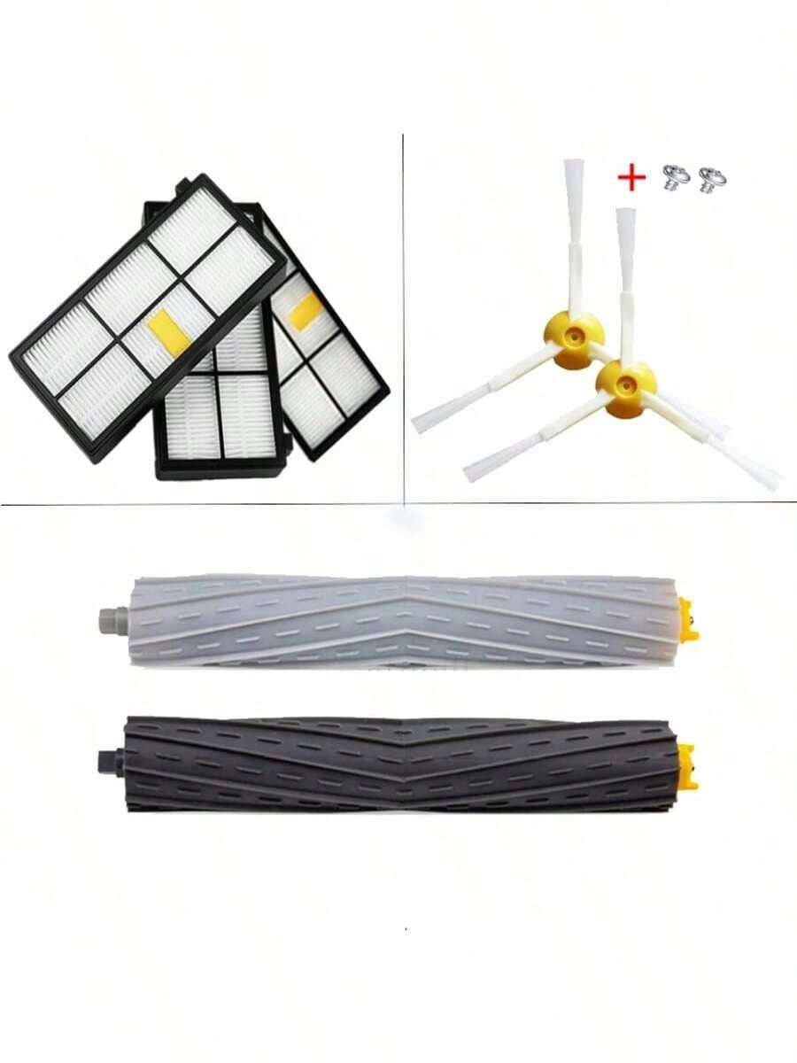 Accessories For IRobot 800 900 Series 805 860 870 871 880 890 960 980 985 Vacuum Side Brush Extractors Hepa Filter Parts - 1 Set Brush - View 1