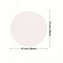 Lemon Flower Summer Placemat Set 4-Piece, 15-Inch Round Seasonal Wildflower Table Mat, For Party Kitchen Dining Decor