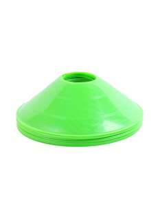 5 件足球篮球装备锻炼器材足球训练盘训练运动锥回弹器足球训练盘锥训练标记托盘路锥 - 綠色標誌盤 - 查看 1