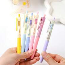 4 Color Retractable Gel Pen Set For Stress Relief Smooth Writing 0.5mm Black Ink Fine Point Gel Pen 4 Packs Assorted Colors Ideal For School Office And Home Use Perfect For Note Taking And Creative Projects