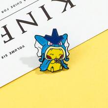 pocket monsters Cartoon Brooch Cute Pikachu Magikarp Ash Ketchum Enamel Pin Metal Badge Jewelry Clothes Backpack Accessories - Multicolor - View 5