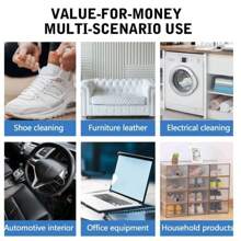 Multi-Functional White Shoe Cleaner, Whitening, Stain & Yellowing Removal, Waterless Cleaning, Suitable For Leather And Sneakers(Random Color)