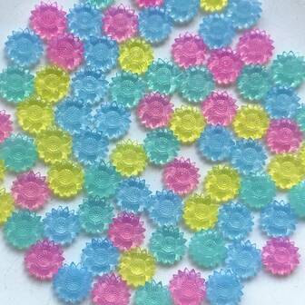 100pcs/Pack Translucent Sealing Wax Beads, Sunflower Transparent Sealing Wax Beads For Envelopes, Wedding Invitations, Gift Packaging And Other Sealing Purposes,Back To School,School Supplies