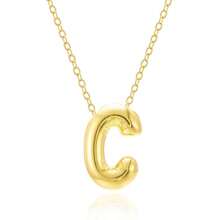 Fashionable Gold Copper A-Z 26 Letter Hanging Necklace, Charming Women's Jewelry
