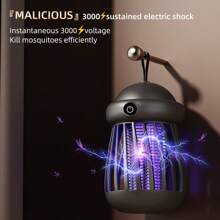 Mosquito Killer Lamp Insect Repellent Radiation Less Mute Electric Insect Trap Usb Charging Outdoor Mosquito Killer Repellent,1200mah
