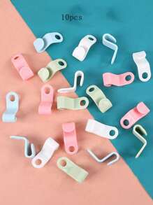 20pcs Plastic Clothing Hanger Connector Hooks, Linked Hanger Hooks For Wardrobe