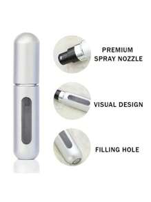 4-Piece Boxed Perfume Distribution Bottle, Bottom Direct Filling Perfume Bottle, Reusable Fine Water Spray Bottle, Makeup Water Bottle, Perfume Distribution Tool, With Storage Box, Available In A Variety Of Colors, Birthday Gifts For Family And Friends, Holiday Gifts,Portable For Travel 5ml