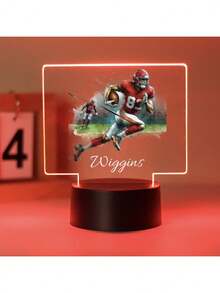 1pc Custom Name Creative Gifts, Custom Gifts, Custom Baseball Night Lights, Gifts For Family And Friends, Custom Bedroom Decorations, Custom Party Decorations, Baseball Gifts, Back-To-School Season, Father's Day, Daily Home Decorations - Multicolor - View 5