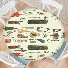 1/24 Stück Stretch Tischdecken in verschiedenen Stilen, in mehreren quadratischen und runden Größen erhältlich. Aus Milchseide gefertigt, eignen sie sich für die Frühlings- und Sommersaison. Diese Tischdecken dienen als dekorative Elemente für Küchen, Esszimmer und Innenhöfe und können Esstische in unterschiedlichen Größen verschönern. Sie sind perfekt für Familienfeiern und Outdoor-Picknicks.