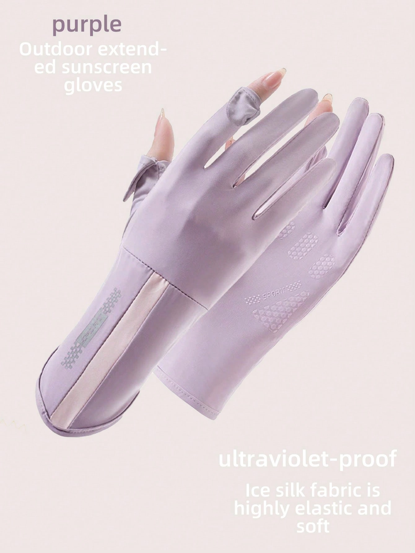 طقم قفازات شمسية للنساء متعددة الألوان وأغراض، قفا...