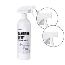 LEAPAIR 1/2 Peças Garrafas de Spray Reutilizáveis Brancas/Pretas de 500ml com Adesivo de Rótulo, Rótulo para SPRAY DESINFETANTE/GARRAFA DE SPRAY, Garrafas de Spray de Plástico para Limpeza, Garrafa Borrifadora de Água para Jardim, Garrafa de Spray de Gatilho de Limpeza de Plástico, Recipiente de Viagem para Limpeza, Jardim, Cozinha, Plantas, Cabeleireiro, Decoração Doméstica de Banheiro, Decoração de Outono, Volta às Aulas