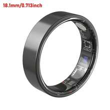 Smart Ring, Lightweight And Comfortable, Supports Multiple Sports Modes, Real-Time Recording Of Sports Data, IP68 Waterproof, Controls Photography, Equipped With A Charging Case, Unisex, Suitable For Android And IOS. - Black - View 8