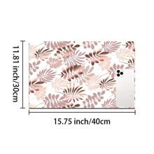 1pc Floral Pattern Coffee Maker Dish Drying Mat - Diatomaceous Earth Printed Drain Mat, Kitchen Counter Mat, Utensil Mat - Dish Drying Mat, Soft Diatomite Suitable For Kitchen Counter, Applicable For Coffee Makers, Espresso Machines, Etc.