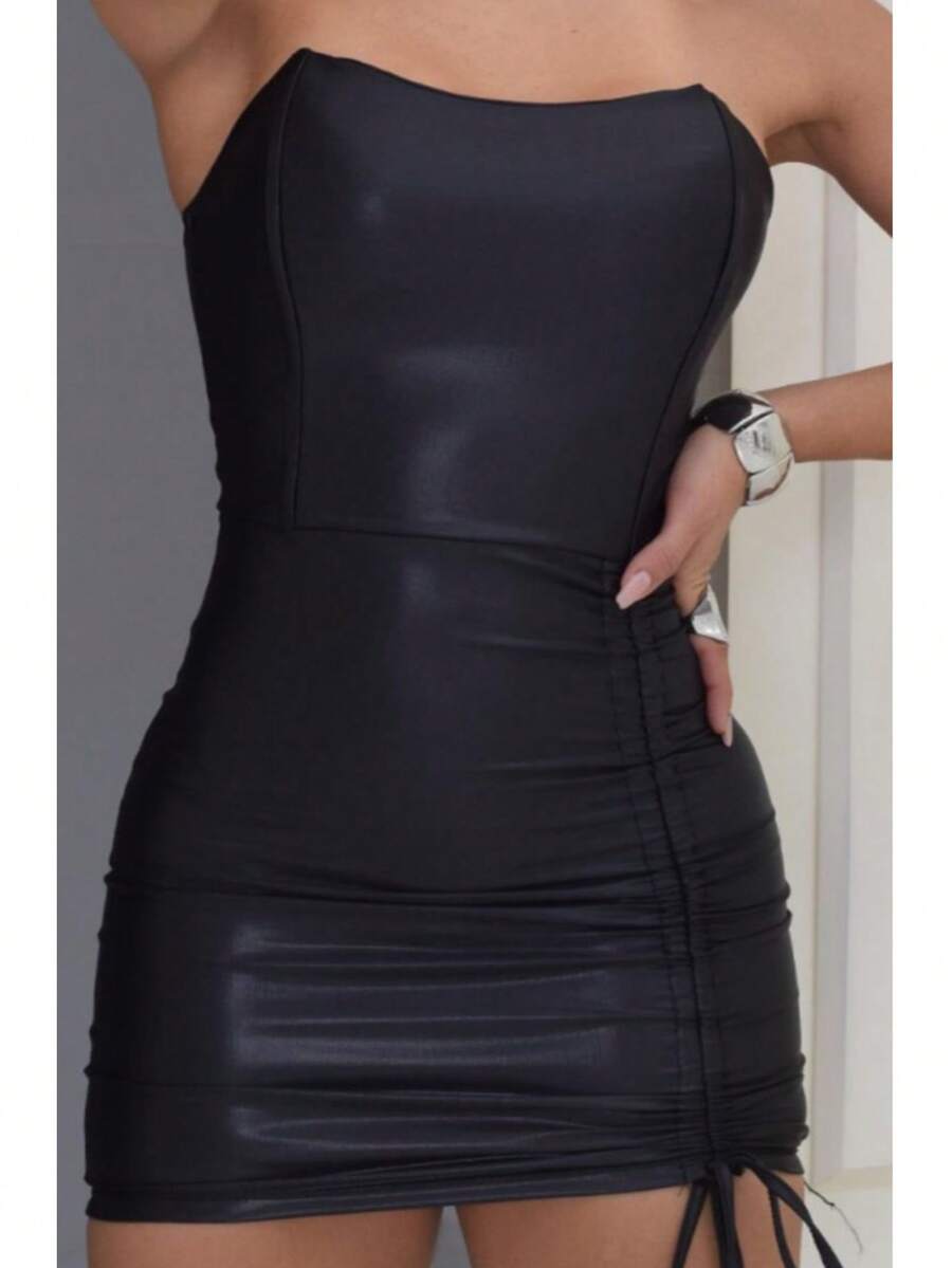 Short Murceguinho Dress: Lightness And Style In Every Movement" - Black - View 1