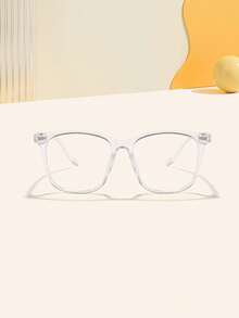 1 pieza Gafas cuadradas rosas retro con protección contra la luz azul para niños y niñas de 4 a 12 años, adecuadas para vacaciones, viajes y actividades al aire libre, con lentes fotocromáticas - Multicolor - Ver 7