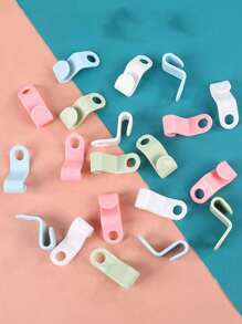 20pcs Plastic Clothing Hanger Connector Hooks, Linked Hanger Hooks For Wardrobe