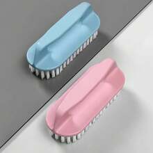 1pc Random Color Soft Bristle Shoe Brush Clothes Cleaning Multi-Use Brush