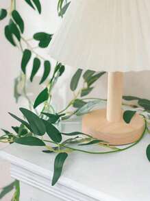 1 pièce Vigne de saule artificielle de 80,3 pouces, feuilles pendantes en plastique vert, décoration. Couronne de vigne de saule artificielle, pour le DIY, mariage, fête, jardin extérieur, maison, salon, chambre à coucher, mur, décoration de table, fête des mères, anniversaire, rentrée scolaire
