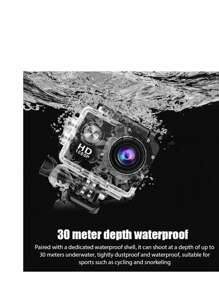 Fotocamera Portatile Aetion Impermeabile con Telecomando, Fotocamera Digitale HD per Registrazione Outdoor Ciclismo e Fotografia